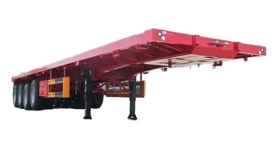 Reboque de 3 eixos para transporte de material de aço