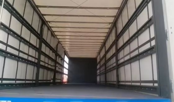 13T 16T BPW/FUWA Eixo Tri 3 Eixo Van Box Tipo camião Semi-reboque para camião reboque