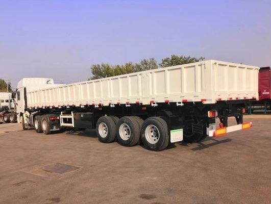 2&quot;, 50mm ou 3,5&quot; 90mm King Pin Tri-Axle Elevador hidráulico de rebento lateral Semi-remolque