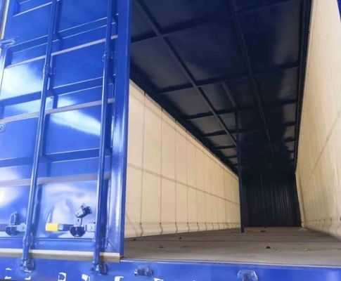 Pedido do cliente 40FT Container lateral de cortina Semi-trailer com eixo 3 de aço ODM