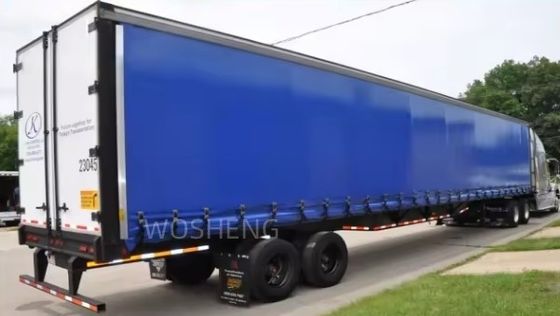 Pedido do cliente 40FT Container lateral de cortina Semi-trailer com eixo 3 de aço ODM