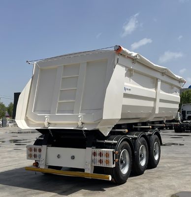 Reboque traseiro de descarga de grãos para transporte de areia e pedra de tipo 60T/80T U