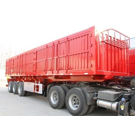 Wosheng Tri-Axle Elevador Hidráulico Retrovisor lateral Retrovisor lateral Semi-Dump Retrovisor Retrovisor lateral