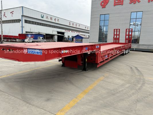 Carregador de chassis de contêiner de largura baixa semirreboque com câmara de ar T30/30 sistema de travagem