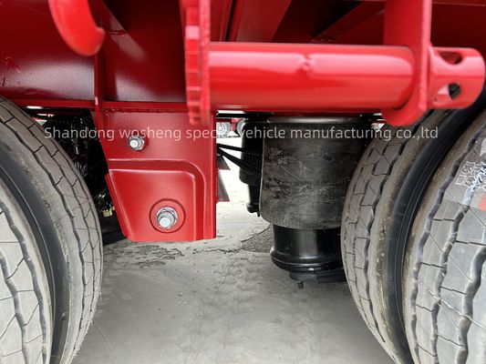 Carregador de chassis de contêiner de largura baixa semirreboque com câmara de ar T30/30 sistema de travagem