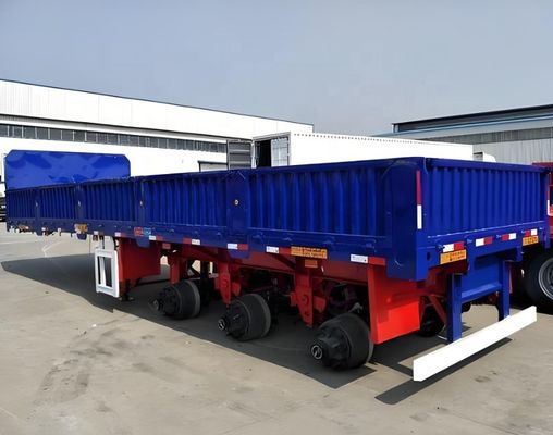 3 eixos de queda de parede lateral semi-reboque adequado para o transporte de carga Design de vedação