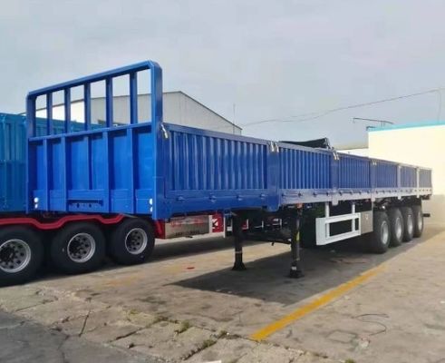 3 eixos de queda de parede lateral semi-reboque adequado para o transporte de carga Design de vedação