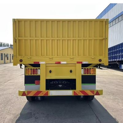 Aço 3 eixo 40ft 12,4m vedação Carga Semi-reboque Parede lateral caminhão reboque para carga a granel