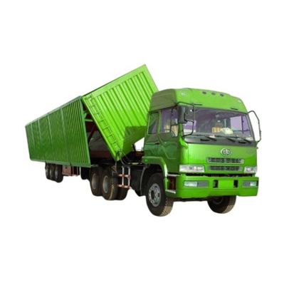 WS Transporte de pedra durável 3 eixos 50 toneladas camião de descarga lateral semi-reboque para solução
