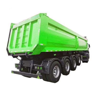 45Cbm 60Ton Dump Truck Trailers Trailers traseiros para transporte de grãos de areia