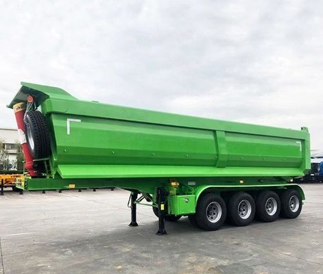 45Cbm 60Ton Dump Truck Trailers Trailers traseiros para transporte de grãos de areia