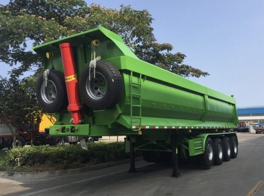 45Cbm 60Ton Dump Truck Trailers Trailers traseiros para transporte de grãos de areia