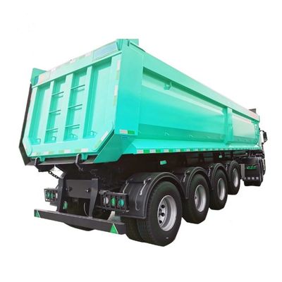 Semi-reboque de 50 a 80 toneladas com rebentador hidráulico traseiro com trem de aterragem de 28 t