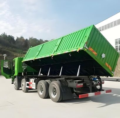 30 a 100 toneladas de carga útil semirreboque de inclinação lateral 13000x2550x2900 para camiões e cargas a granel