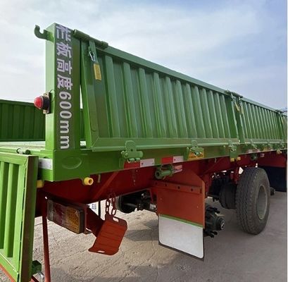 Semi-reboque de parede lateral personalizável com carga máxima para transporte de carga