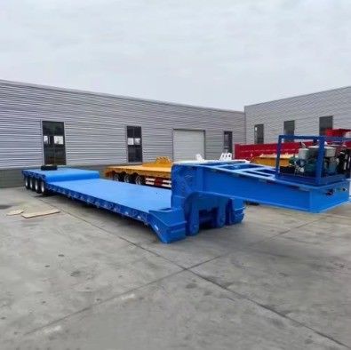 2024 Top Venda 2/3/4/5 eixos cama baixa caminhão lowboy semi-reboque 13000x3000x1700mm