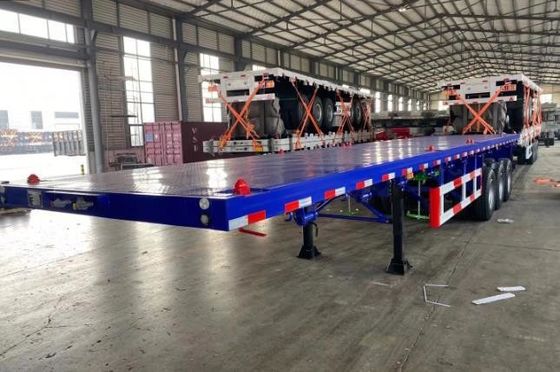 50 toneladas Max. Carga útil Remolque de caminhão Multifunção Container de carga de parede lateral Semi-remolque