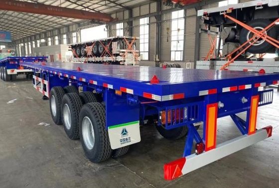 50 toneladas Max. Carga útil Remolque de caminhão Multifunção Container de carga de parede lateral Semi-remolque