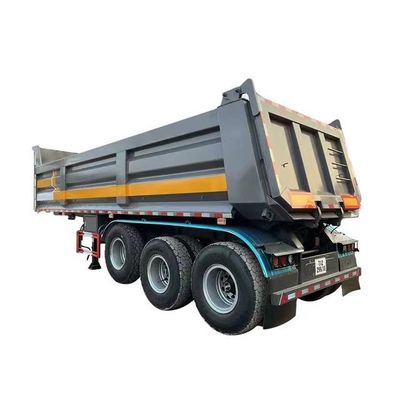 Semi-reboque acessível para 3 eixos 4 eixos inclinação traseira Dump Tipper Dump semi-reboque