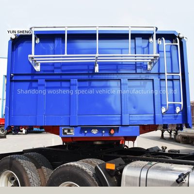 Direct 3 Axles Box Semi-trailers com Side Open Trailers King pin 2&quot; 50mm ou3.5&quot; 90mm
