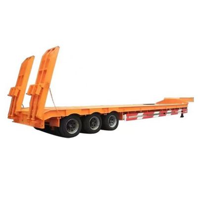 5 eixo 100 ou 120 toneladas Semi-reboque de pescoço baixo para transporte de equipamentos pesados