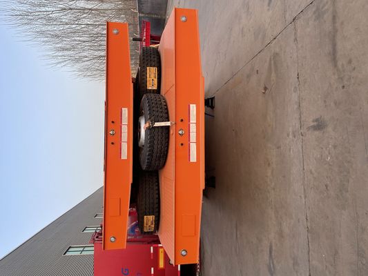 5 eixo 100 ou 120 toneladas Semi-reboque de pescoço baixo para transporte de equipamentos pesados