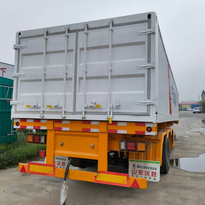 30-100 toneladas de reboque lateral de descarga de grãos para transporte de camiões