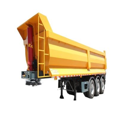 Wosheng 30-80 toneladas traseiro Semi-reboque de descarga com carga máxima 30000 kg e design tipo U