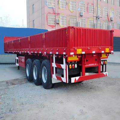 Aço 3 eixo 600mm 800mm elevação lado parede trailer com prático e construção