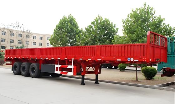 Aço 3 eixo 600mm 800mm elevação lado parede trailer com prático e construção