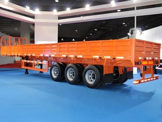 Aço 3 eixo 600mm 800mm elevação lado parede trailer com prático e construção