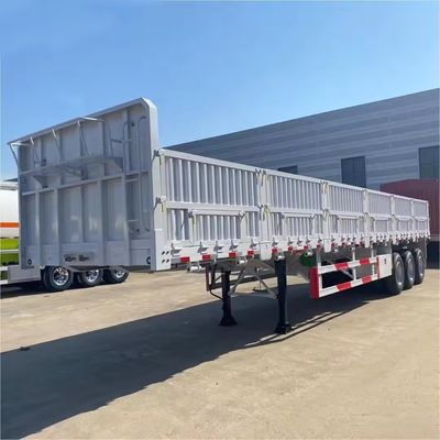 Semi-reboque de caminhão com parede lateral elevadora e carga útil de 50 T