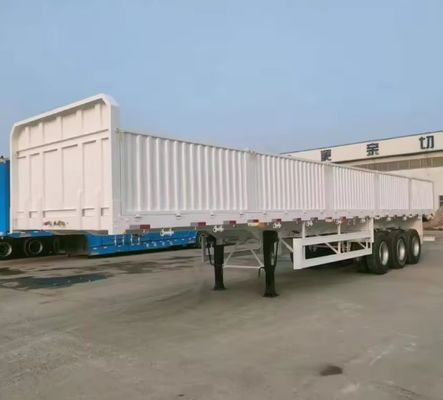 Semi-reboque de caminhão com parede lateral elevadora e carga útil de 50 T
