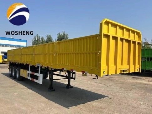 3 eixos Trailers de placas laterais com 600 mm 800 mm 1200 mm parede lateral de elevação
