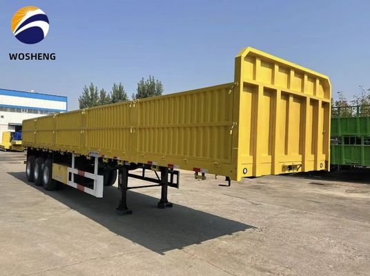 3 eixos Trailers de placas laterais com 600 mm 800 mm 1200 mm parede lateral de elevação