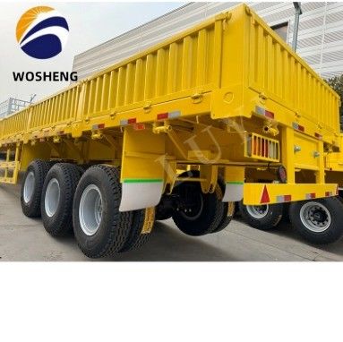 3 eixos Trailers de placas laterais com 600 mm 800 mm 1200 mm parede lateral de elevação