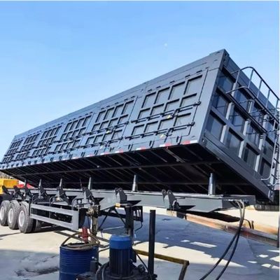 30-100 toneladas de carga útil máxima Container Semi-Carrier Trailer para transporte de carga pesada
