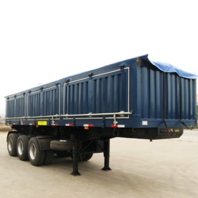 30-100 toneladas de carga útil máxima Container Semi-Carrier Trailer para transporte de carga pesada