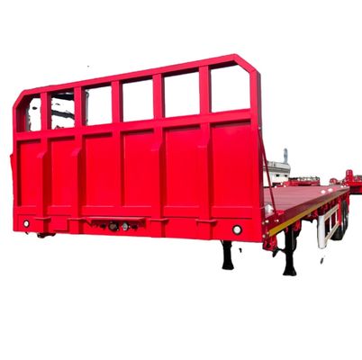 Capacidade de carga de 55 toneladas Semi-reboque para transporte e transporte de equipamento