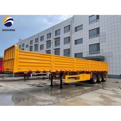 3 eixos 40 toneladas Tipo de vedação Cargo Flat Truck Truck Trailer Parede lateral Semi-trailer