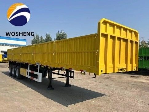 3 eixos 40 toneladas Tipo de vedação Cargo Flat Truck Truck Trailer Parede lateral Semi-trailer