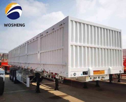 3 eixos 40 toneladas Tipo de vedação Cargo Flat Truck Truck Trailer Parede lateral Semi-trailer