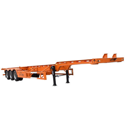 Semi-reboque de transporte de contêineres de 2 ou 3 eixos de 40 pés com JOST 2&quot; 50mm ou 3.5&quot; 90mm King Pin