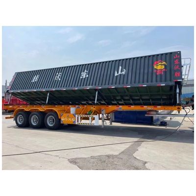 13000*2550*2900mm Desembaçador lateral hidráulico personalizado Semi-reboque para reboque de caminhão