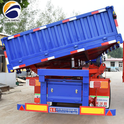 40tons Dump Semi-trailer Tipper Tipping Side Truck Trailer com 2&quot;/3.5&quot; King Pin