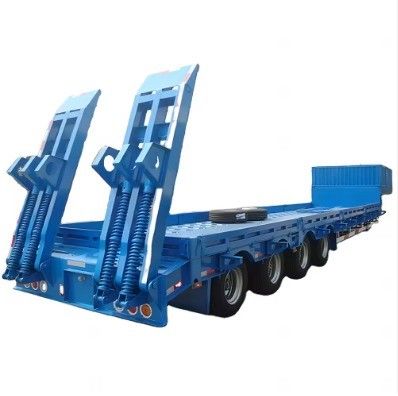13000x3000x3300 Semi-reboque de cama baixa para transporte de cargas pesadas a partir de um super caminhão