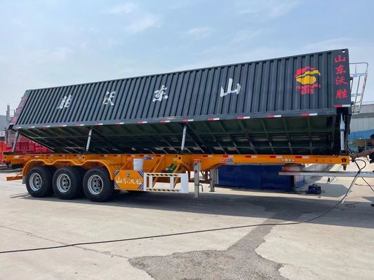 90 w mm*13/16 espessura mm*10 Semirreboque de folha de primavera de camada para transporte de cargas a granel