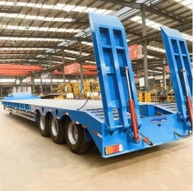 Semi-reboque de carga útil de 120 toneladas com 13000x3000x3300 dimensões e 50 King Pin