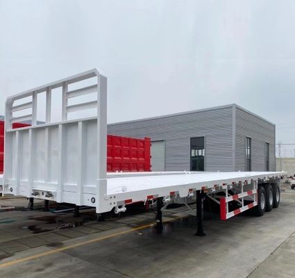 Semi-reboque flexível de 13 toneladas*3 eixos com 12 travões para transporte de contentores