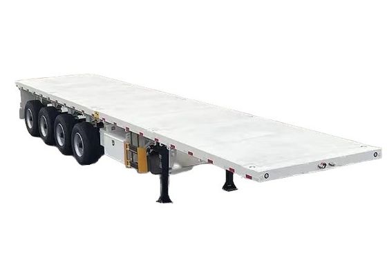Semi-reboque flexível de 13 toneladas*3 eixos com 12 travões para transporte de contentores